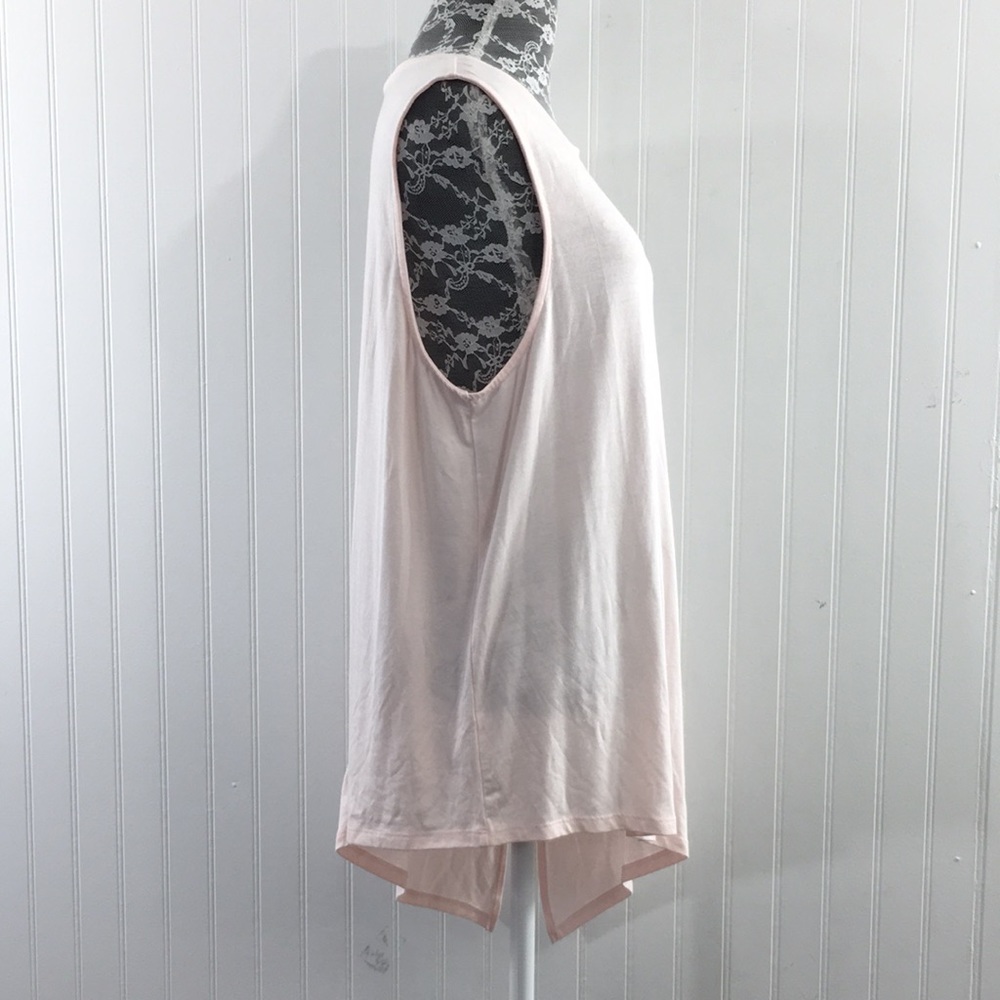 Athleta Pink Asymmetrical Hem Tank Tunic Top - Picture 2 of 11